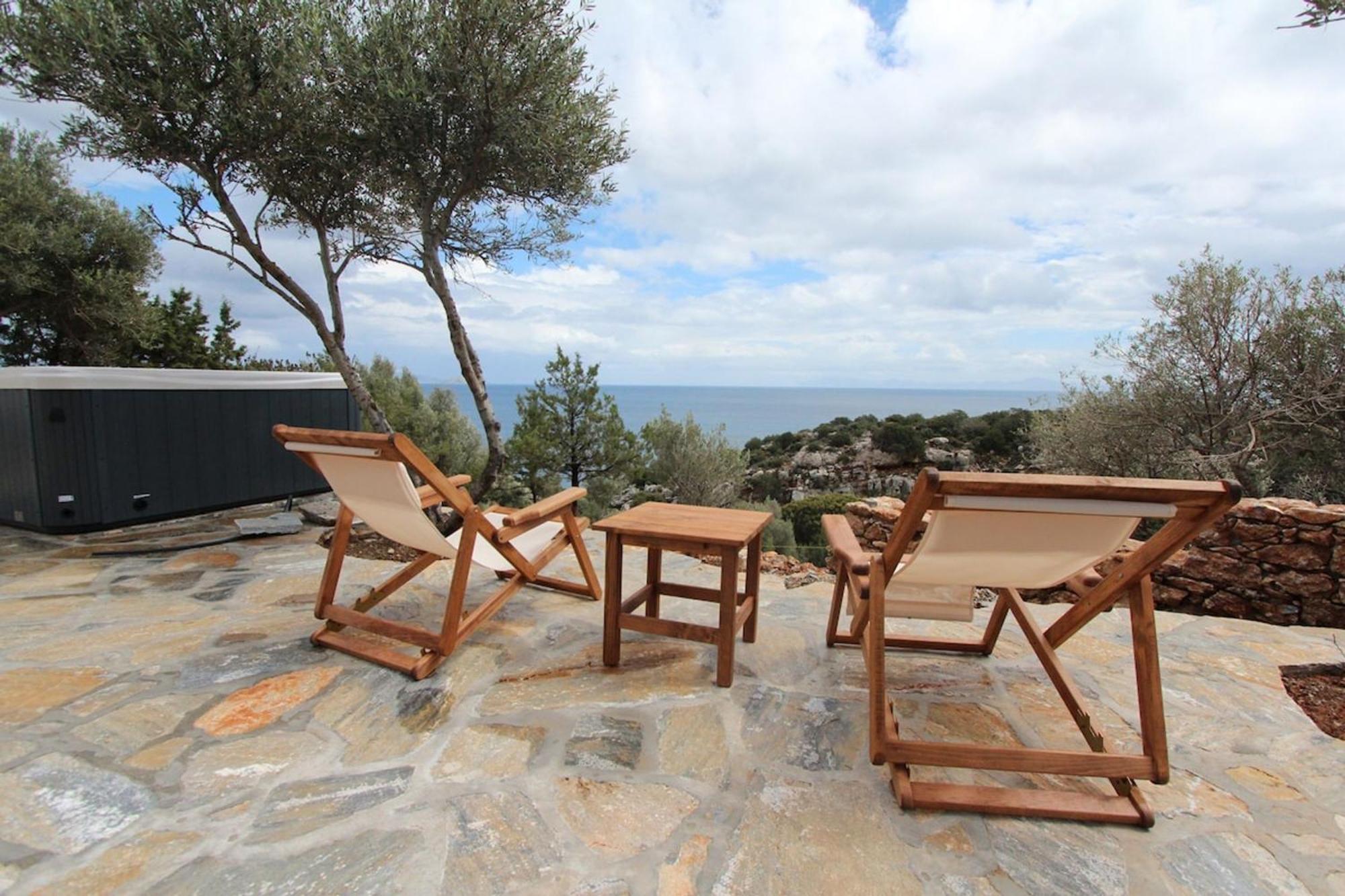 Villa Rouvis With Outdoor Hot Tub Ligaridia 外观 照片